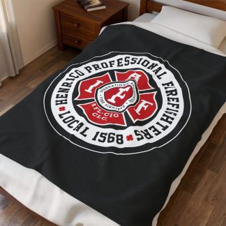 Local 1568 Plush Blanket - Local Logo