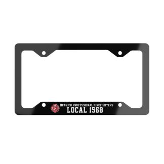 Local 1568 Metal License Plate Frame