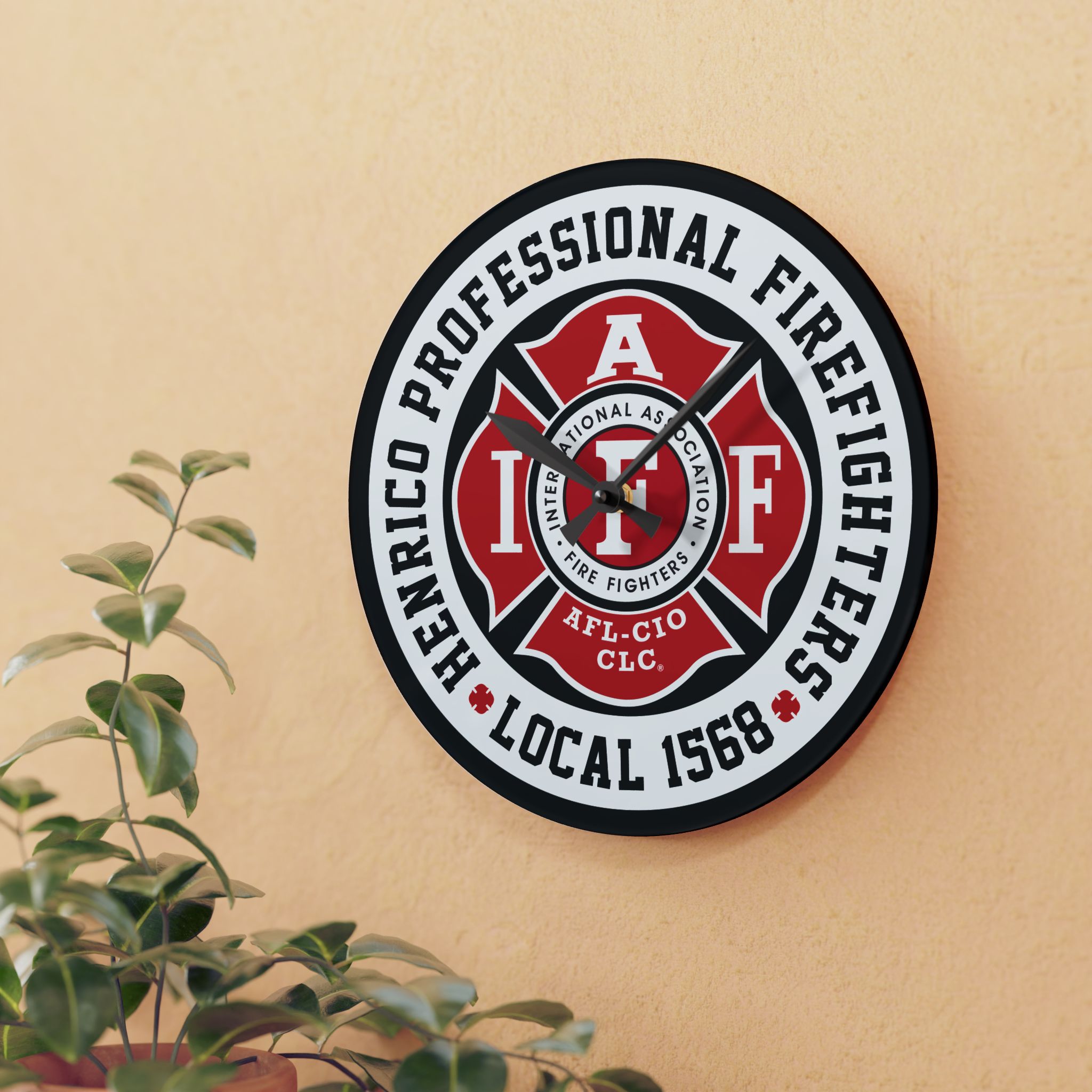 Local 1568 Acrylic Wall Clock - Image 7