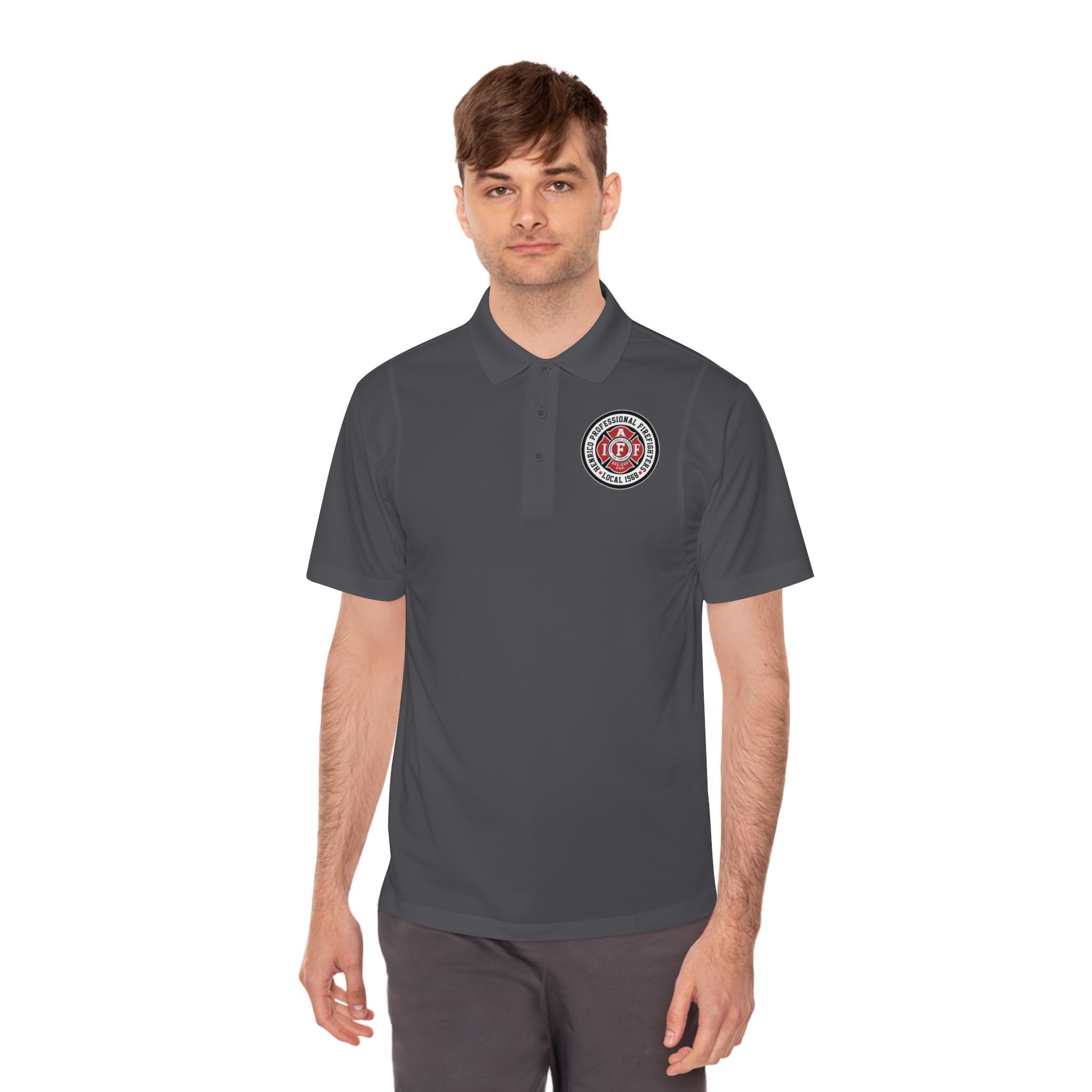 Local 1568 Men's Sport Polo Shirt - Image 6