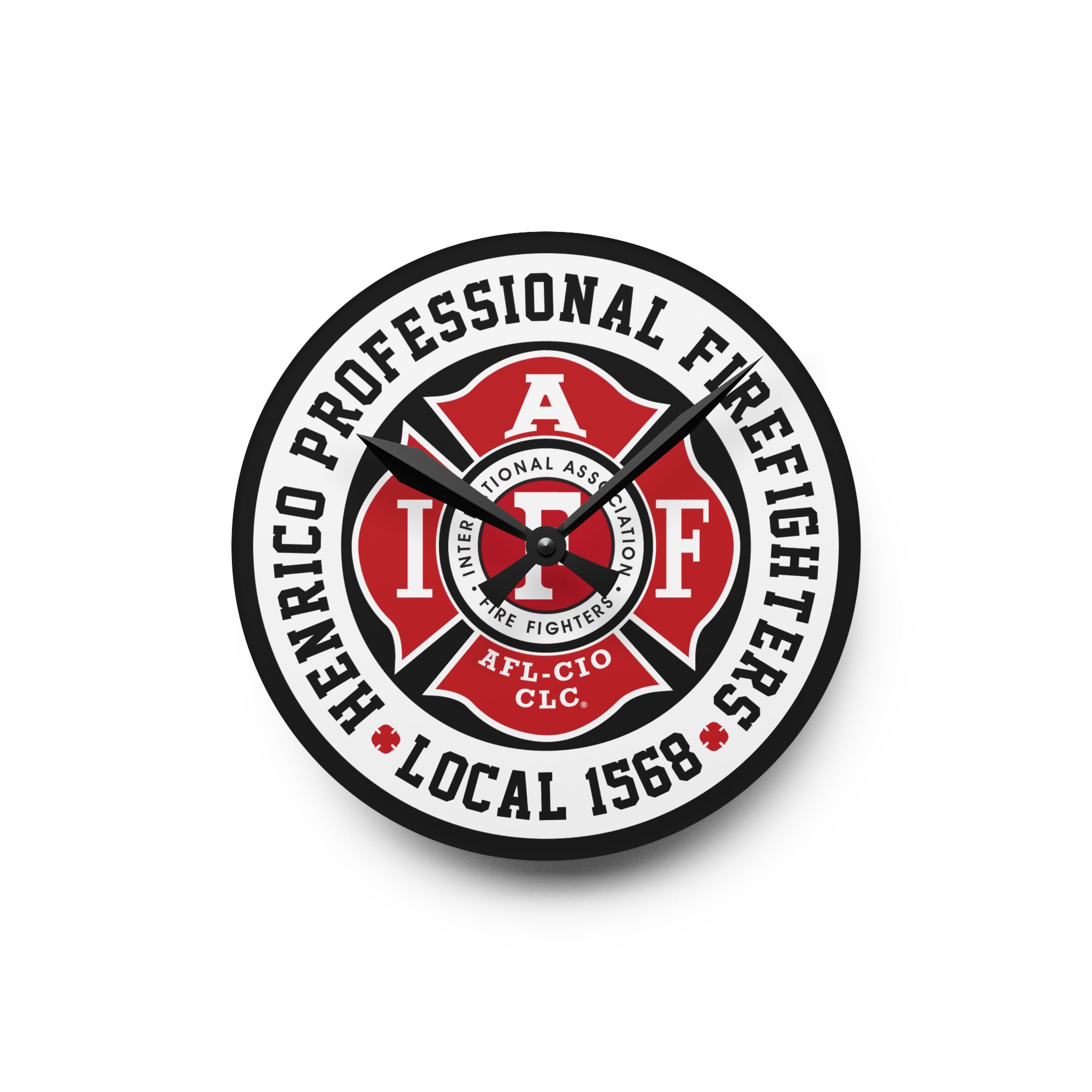 Local 1568 Acrylic Wall Clock
