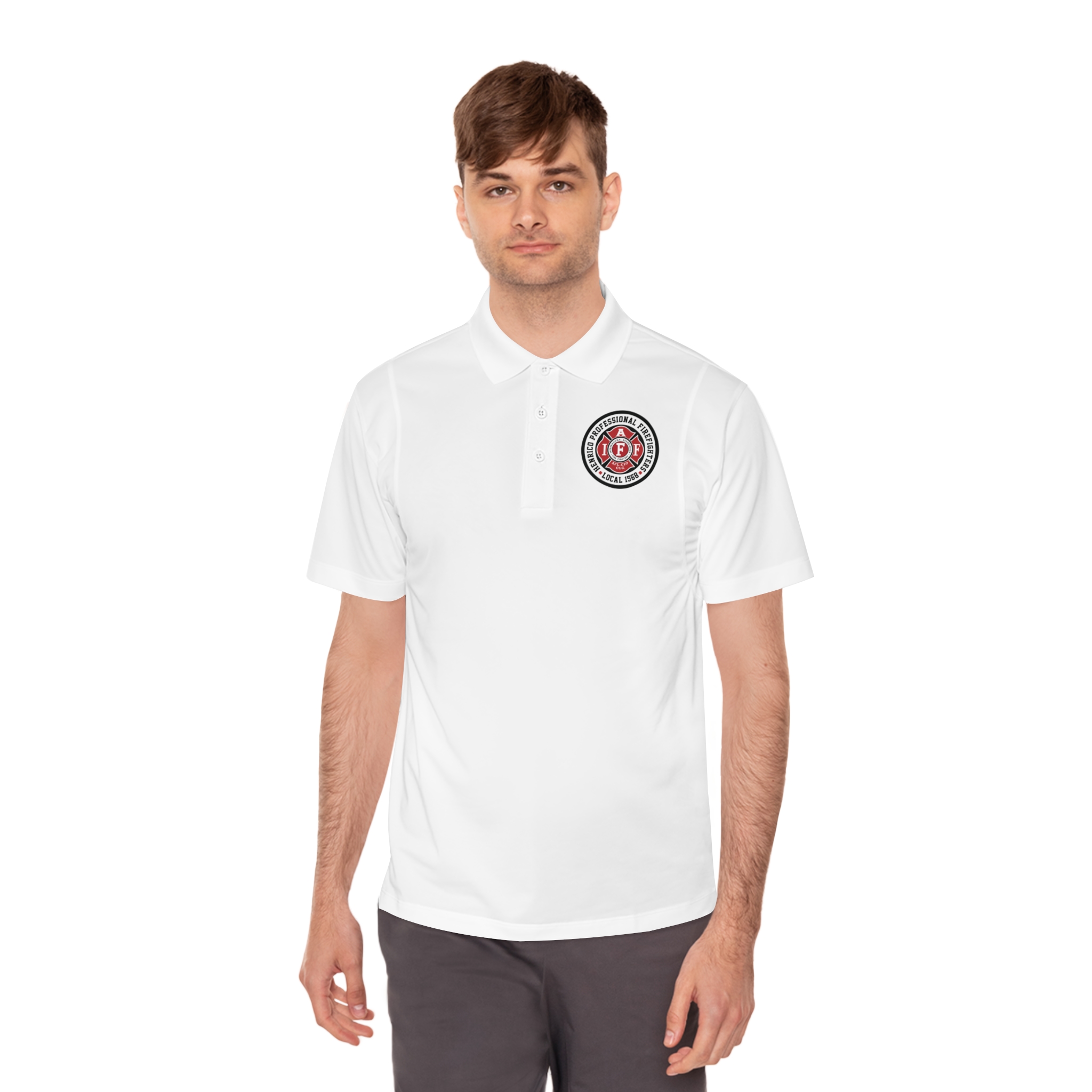 Local 1568 Men's Sport Polo Shirt - Image 3