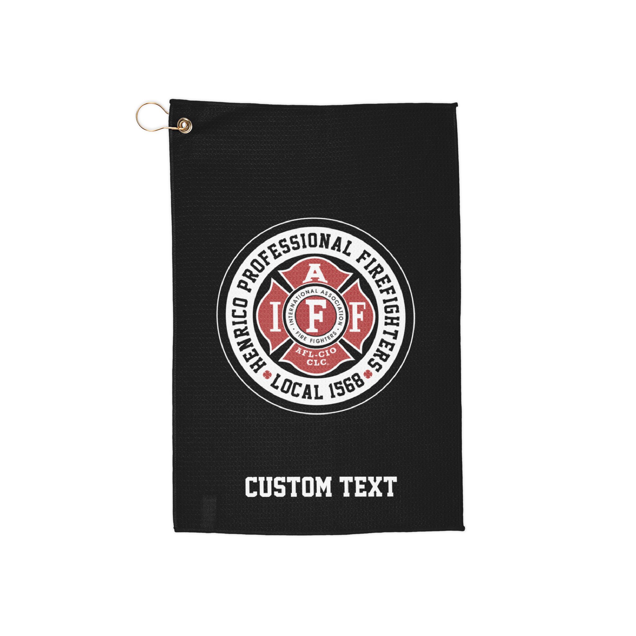 Local 1568 Golf Towel : Patch